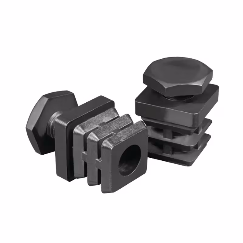 SRSAI - Insertos acanalados cuadrado con pies ajustables