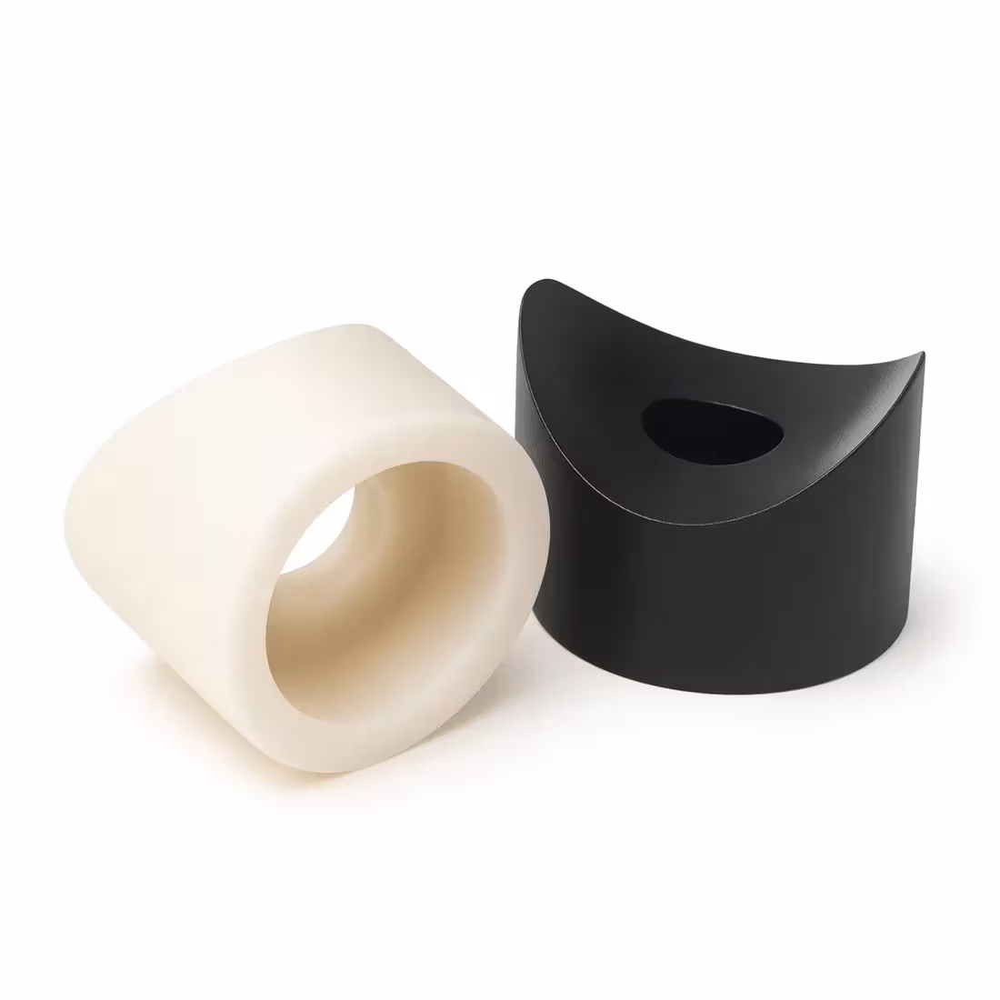 SRBCR - Pies tope curvados con tornillo