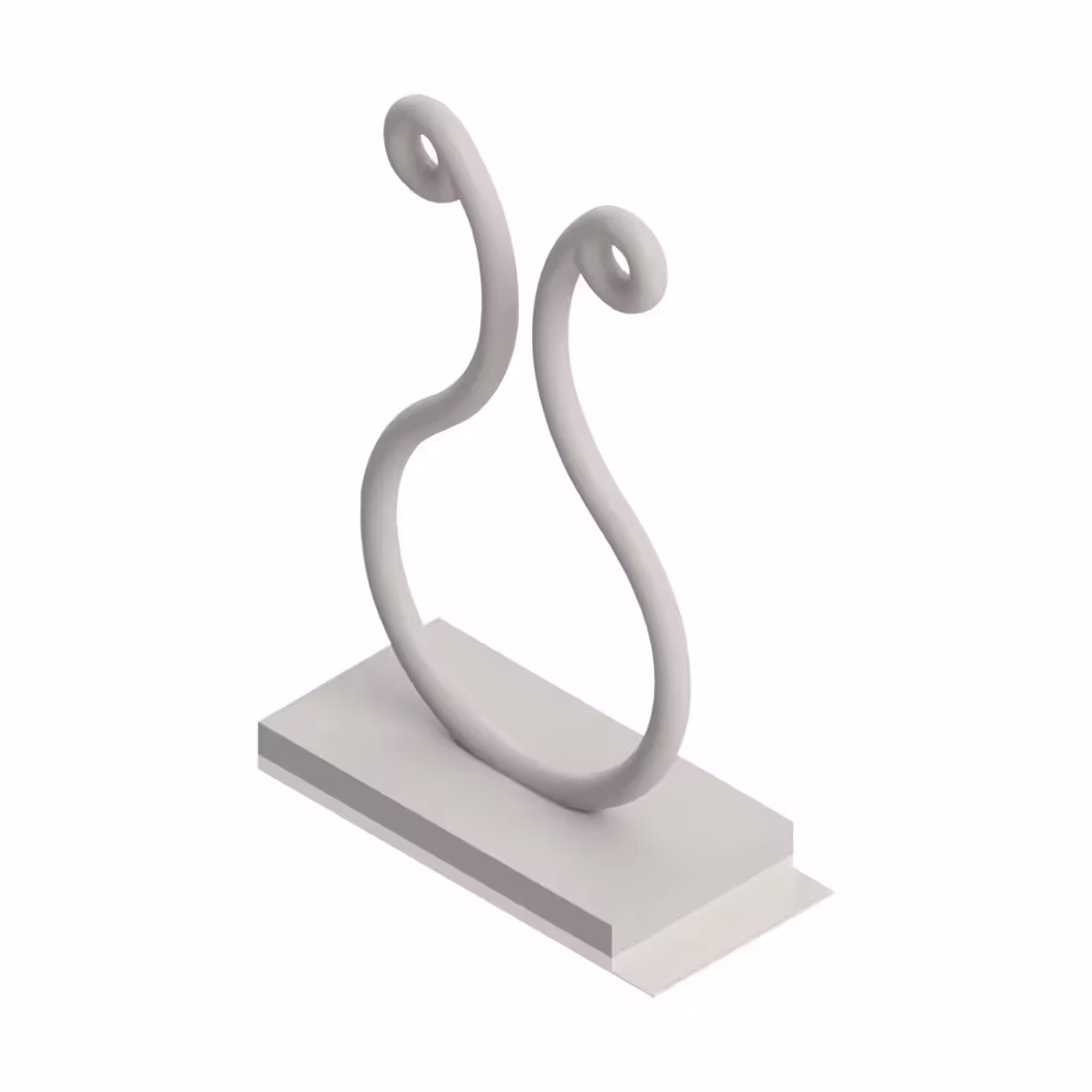 SRKLB - Kurly Lock on Adhesive Base