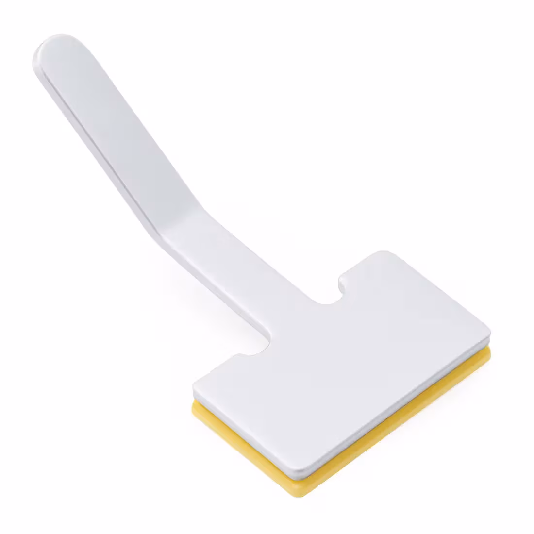 SRPFC - Plastic Coated Aluminum Clamp, Foam Coated, Adhesive Base