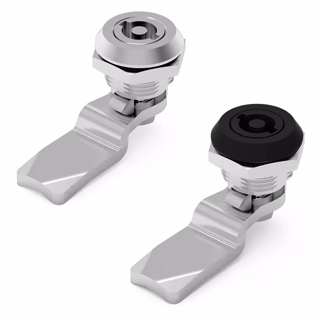 Cierres de cuarto de vuelta con resorte y clip de puesta a tierra