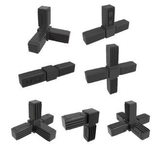 Multiway Tube Connectors for Square Tubes